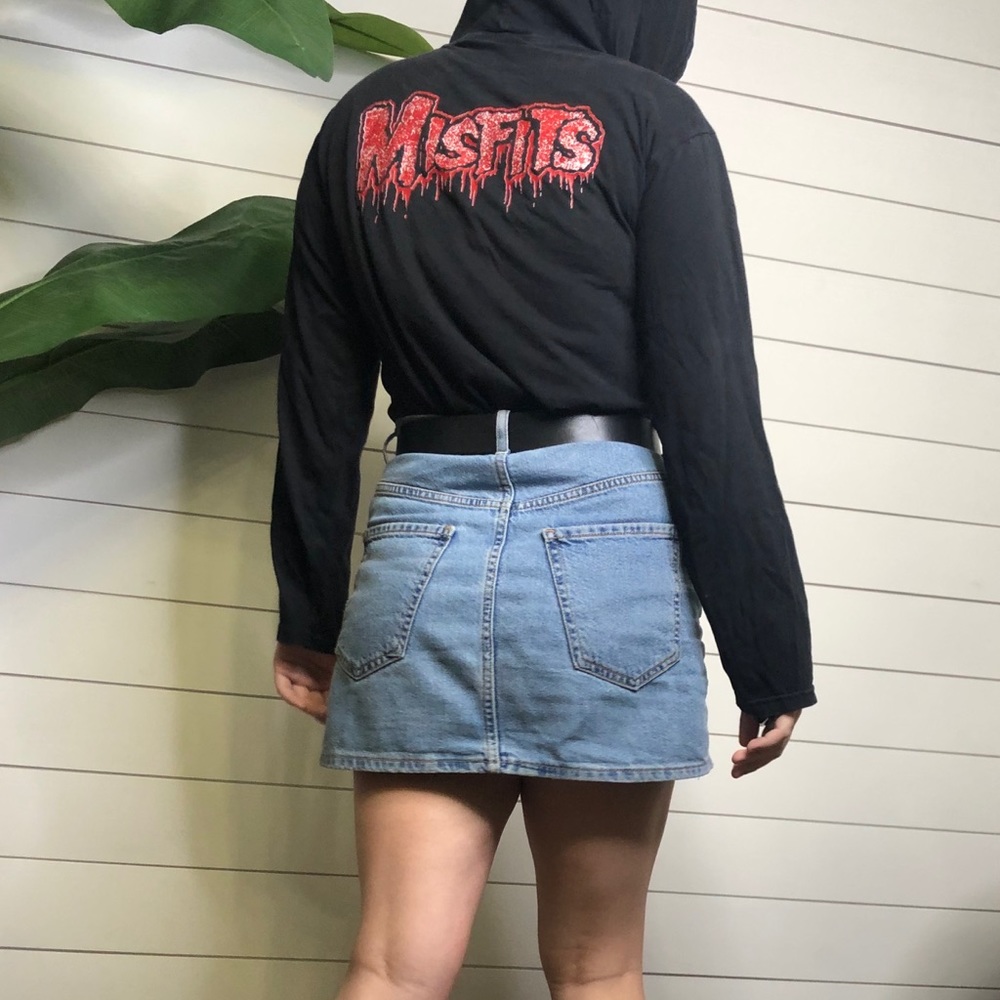 Misfits skull hoodie shirt